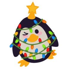 Penguin with Lights