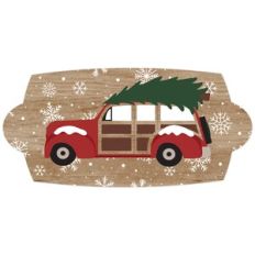Tree On Car Tag