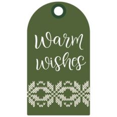 Warm Wishes Tag