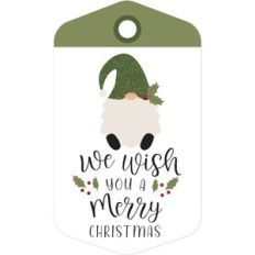 We Wish You A Merry Christmas Tag