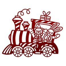Toy Steam Train with friends