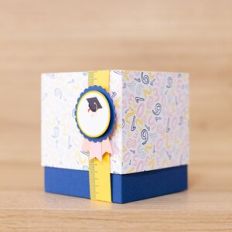 Graduation Cube Box