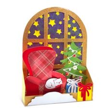Christmas window box card