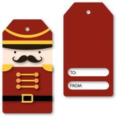 Tag Christmas Soldier Two Sided