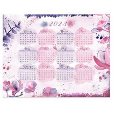 2023 Watercolor Calendar