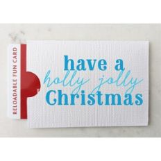 holly jolly gift card sleeve