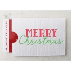 merry christmas gift card sleeve