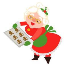 Mrs Claus with Cookies