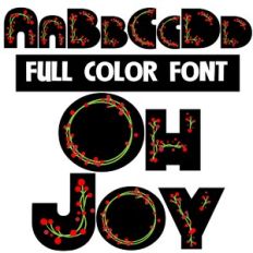 Oh Joy Color Font