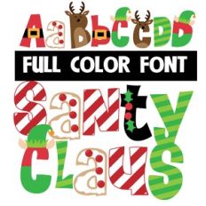 Santy Claus Color Font