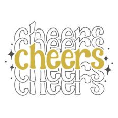 Retro Cheers New Year