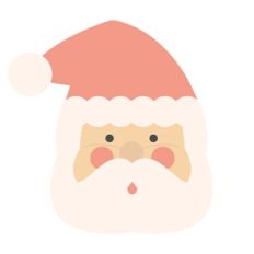 Cute Santa Face