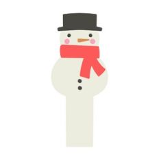 Snowman Bookmark