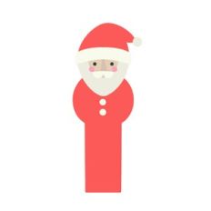 Santa Bookmark