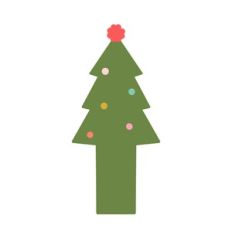 Christmas Tree Bookmark