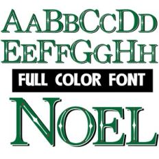 Noel Color Font