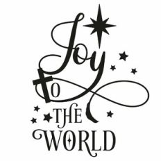 Joy To The World Christmas Star Quote