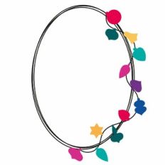 Christmas Decorations Oval Frame