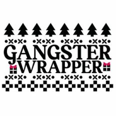 Gangster Wrapper Christmas Jumper Quote