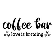 coffee bar love is brewing