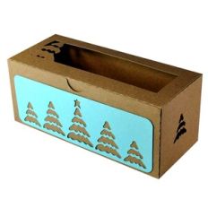 Snowy Trees Cookie Box