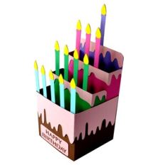 Happy Birthday Cake Card in a Box