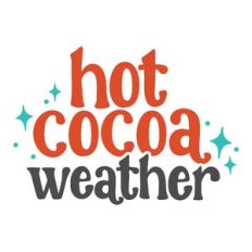 Hot Cocoa Weather Retro