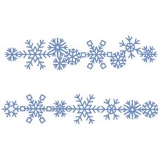 Snowflake Repeating Borders
