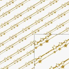 gold white stars pattern