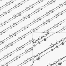 silver white stars pattern