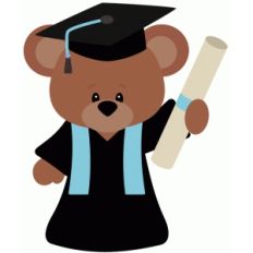 graduation school bear