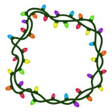Christmas Lights Wreath