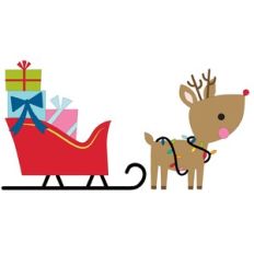 Reindeer and Sleigh