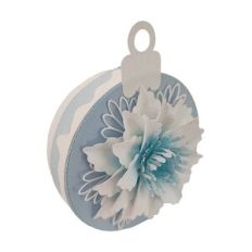 Snow flowers with divider box