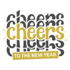 Cheers Retro New Year