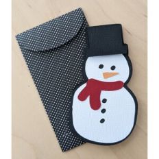 snowman card and envelope