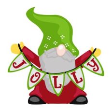 Gnome with Jolly Sign