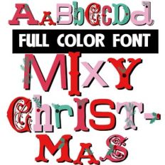 Mixy Christmas Color Font