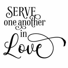 Serve One Another In Love Quote