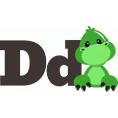 d is for dinosaur