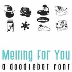 Melting For You Doodlebat Font