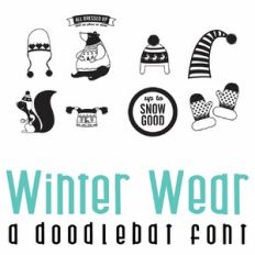 Winter Wear Doodlebat Font