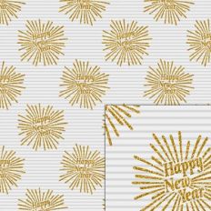 fireworks glitter gold happy new year
