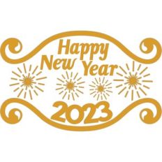 happy new year 2023 symbol