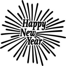 happy new year firework