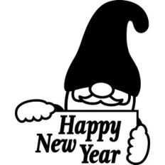 happy new year gnome
