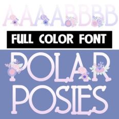 Polar Posies Color Font