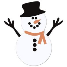 Layered Snowman