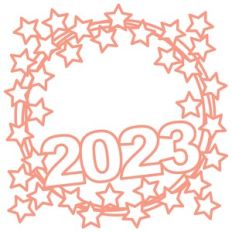 2023 stars wreath