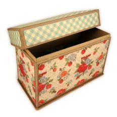 Box with Lid for Recipes
